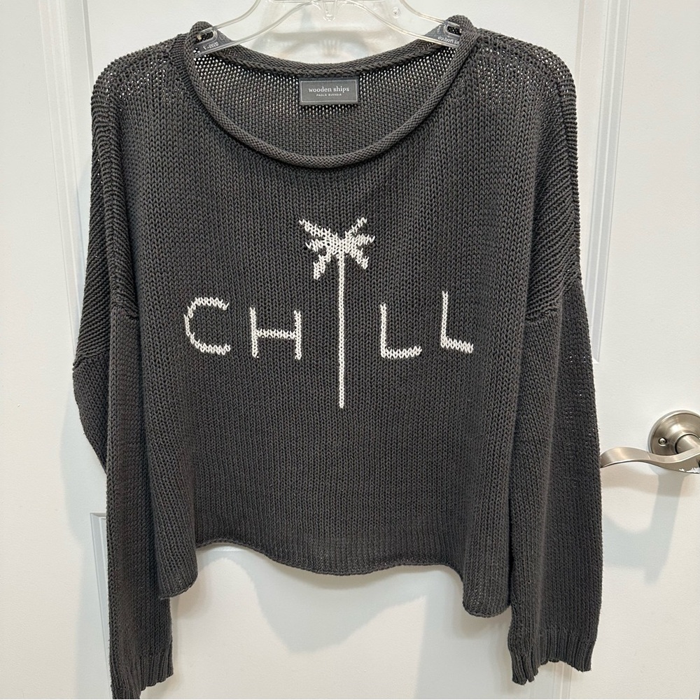 Wooden Ships Dark Gray 'Chill' Sweater